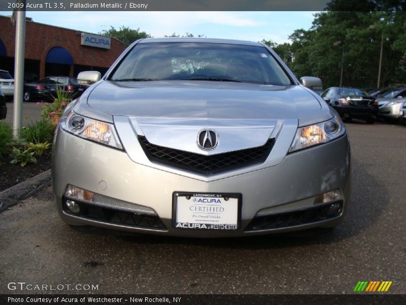 Palladium Metallic / Ebony 2009 Acura TL 3.5