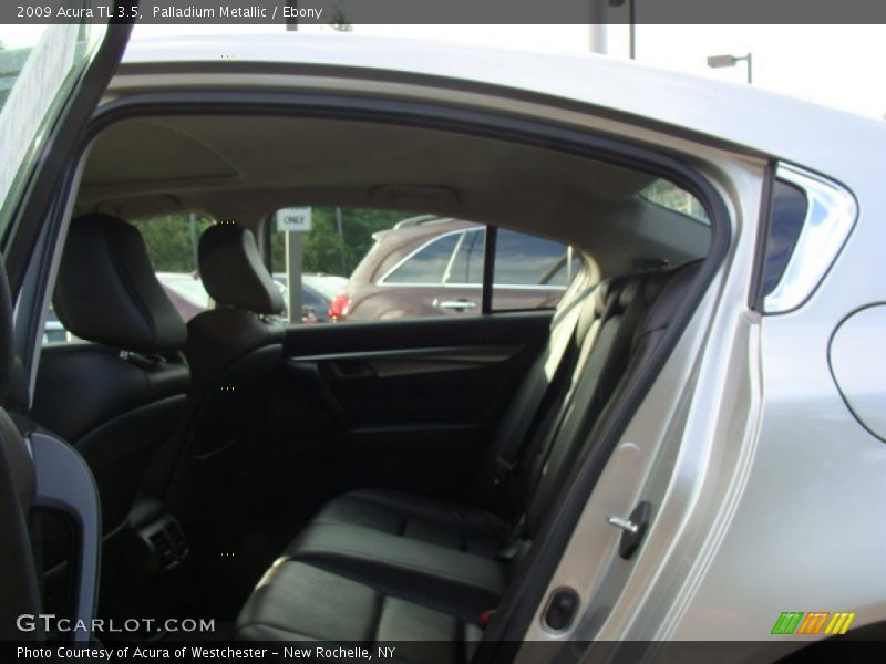 Palladium Metallic / Ebony 2009 Acura TL 3.5