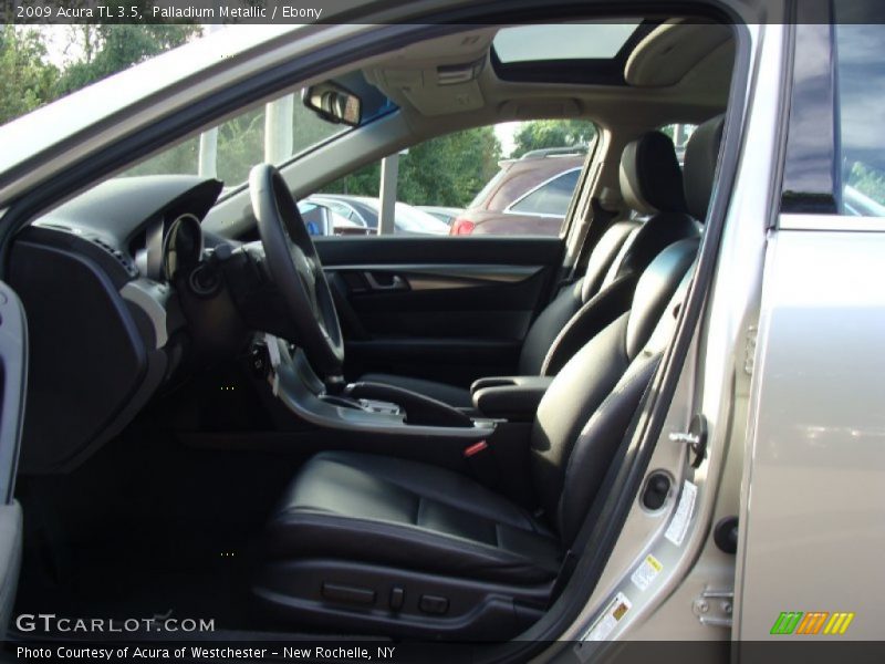 Palladium Metallic / Ebony 2009 Acura TL 3.5