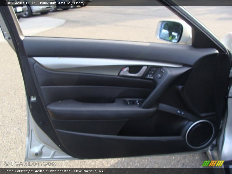 Palladium Metallic / Ebony 2009 Acura TL 3.5
