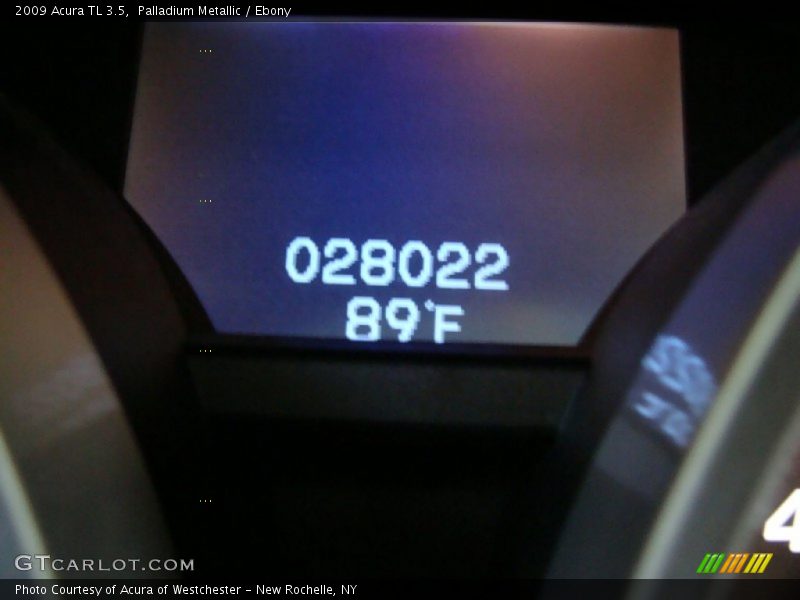 Palladium Metallic / Ebony 2009 Acura TL 3.5