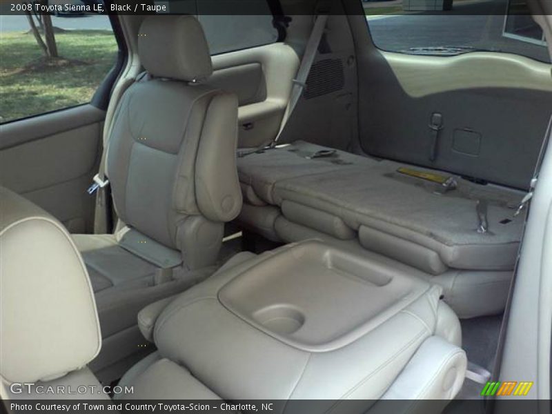 Black / Taupe 2008 Toyota Sienna LE