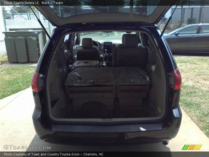 Black / Taupe 2008 Toyota Sienna LE