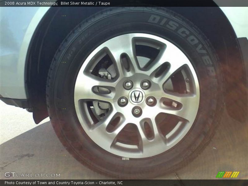 Billet Silver Metallic / Taupe 2008 Acura MDX Technology