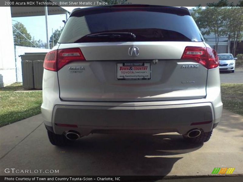 Billet Silver Metallic / Taupe 2008 Acura MDX Technology