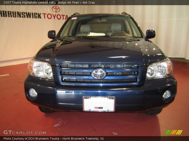 Indigo Ink Pearl / Ash Gray 2007 Toyota Highlander Limited 4WD