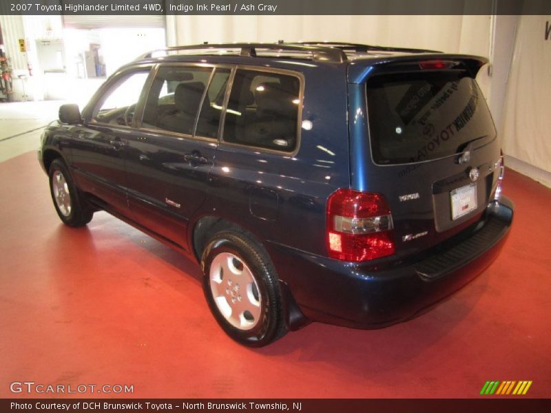 Indigo Ink Pearl / Ash Gray 2007 Toyota Highlander Limited 4WD