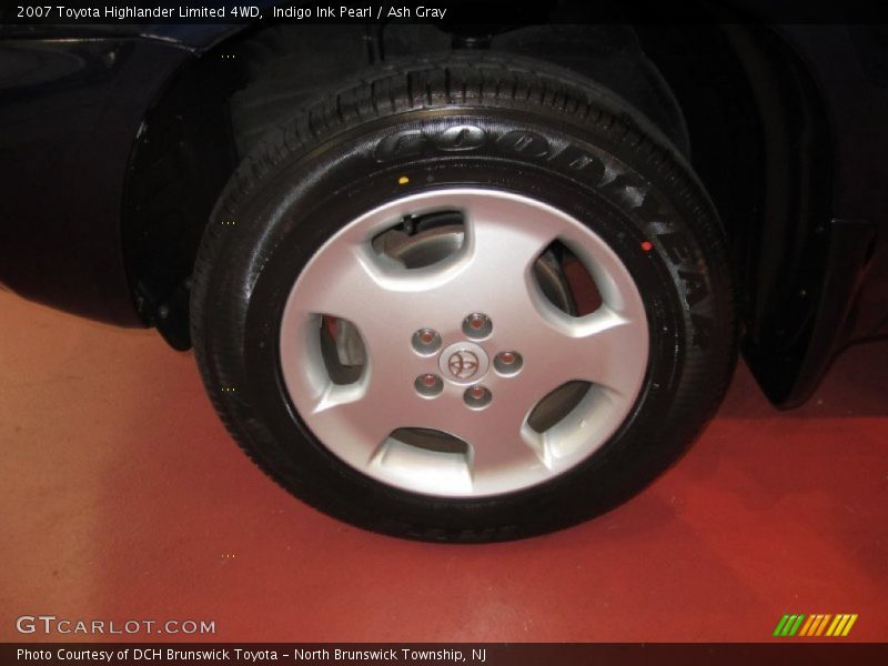 Indigo Ink Pearl / Ash Gray 2007 Toyota Highlander Limited 4WD