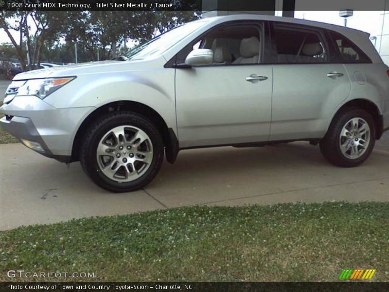 Billet Silver Metallic / Taupe 2008 Acura MDX Technology