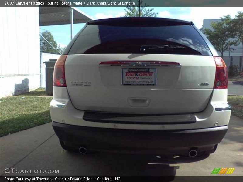 Stone White / Dark Khaki/Light Graystone 2007 Chrysler Pacifica Touring