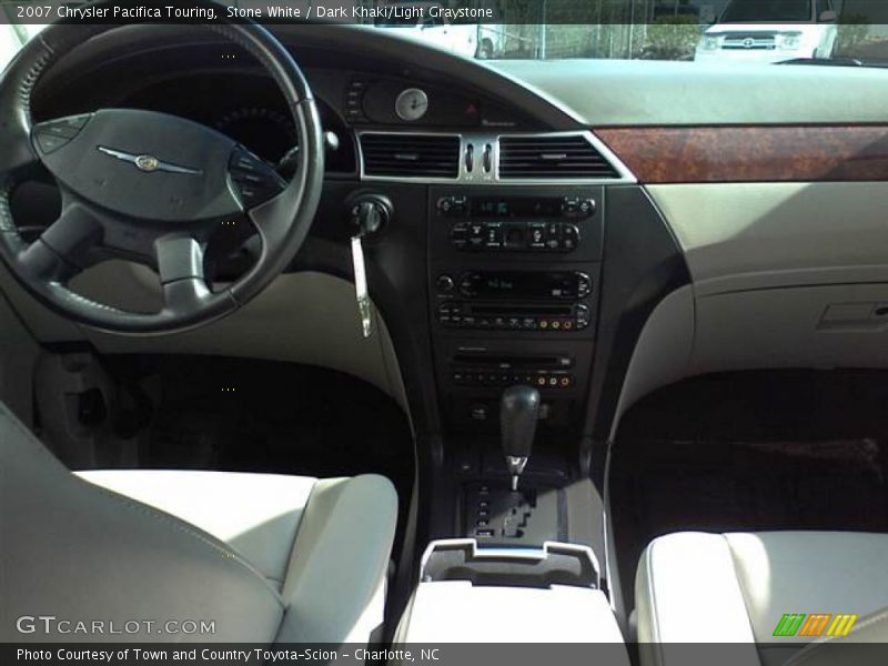 Stone White / Dark Khaki/Light Graystone 2007 Chrysler Pacifica Touring