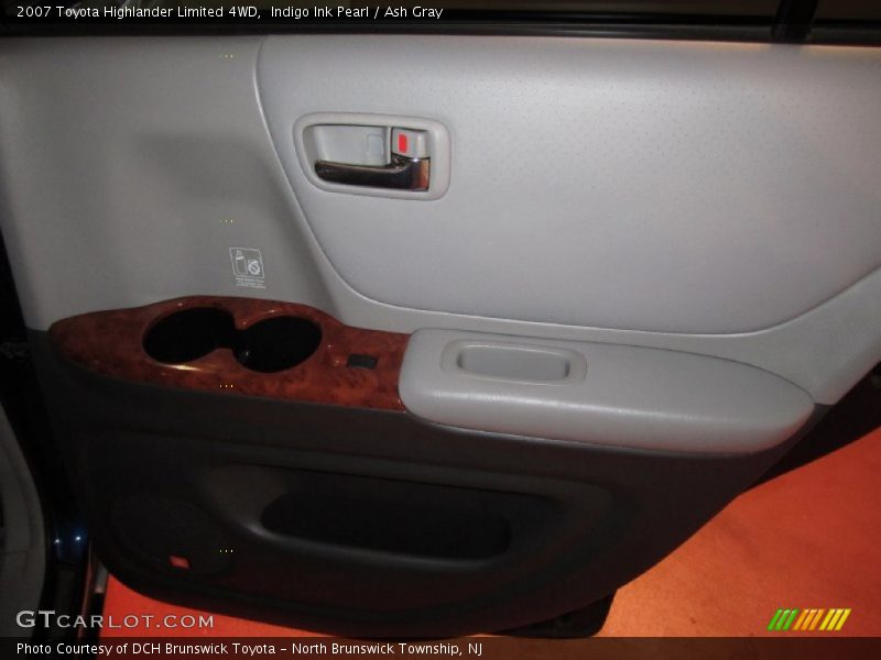 Indigo Ink Pearl / Ash Gray 2007 Toyota Highlander Limited 4WD