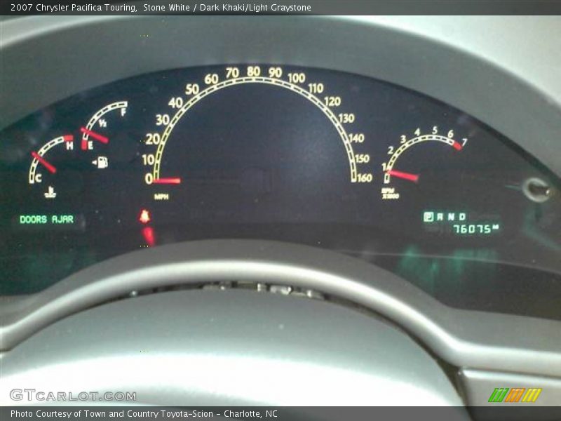 Stone White / Dark Khaki/Light Graystone 2007 Chrysler Pacifica Touring