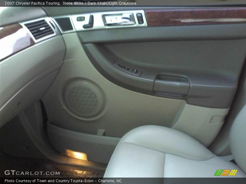 Stone White / Dark Khaki/Light Graystone 2007 Chrysler Pacifica Touring
