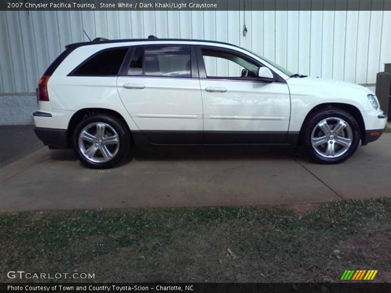 Stone White / Dark Khaki/Light Graystone 2007 Chrysler Pacifica Touring