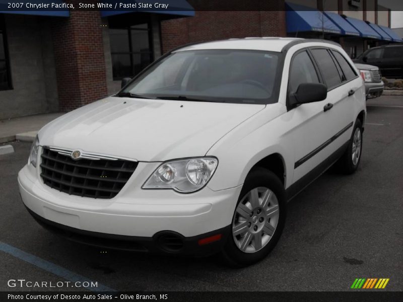 Stone White / Pastel Slate Gray 2007 Chrysler Pacifica