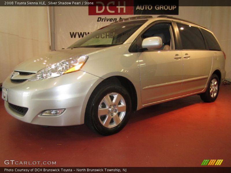 Silver Shadow Pearl / Stone 2008 Toyota Sienna XLE