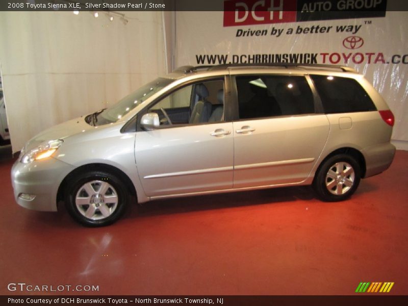 Silver Shadow Pearl / Stone 2008 Toyota Sienna XLE
