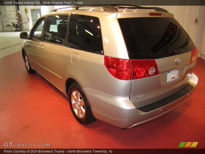 Silver Shadow Pearl / Stone 2008 Toyota Sienna XLE