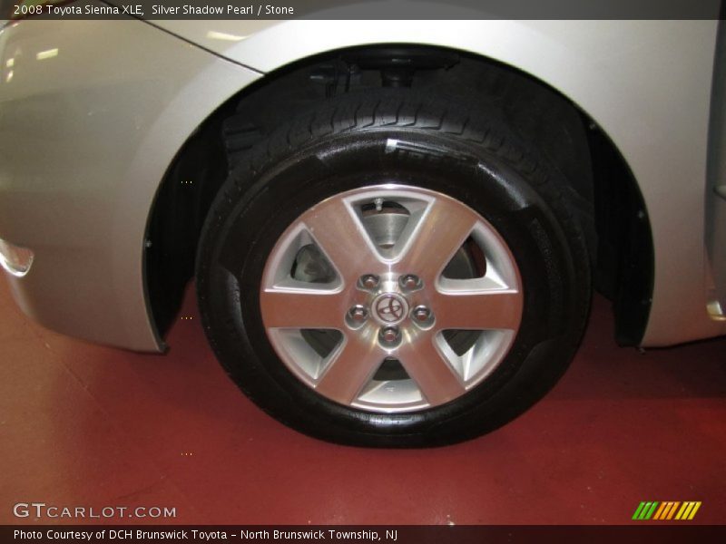 Silver Shadow Pearl / Stone 2008 Toyota Sienna XLE