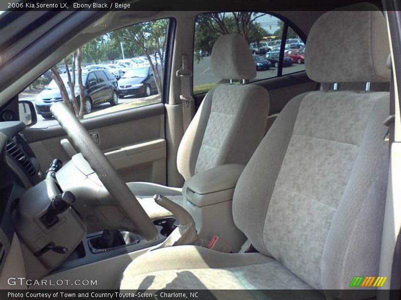  2006 Sorento LX Beige Interior