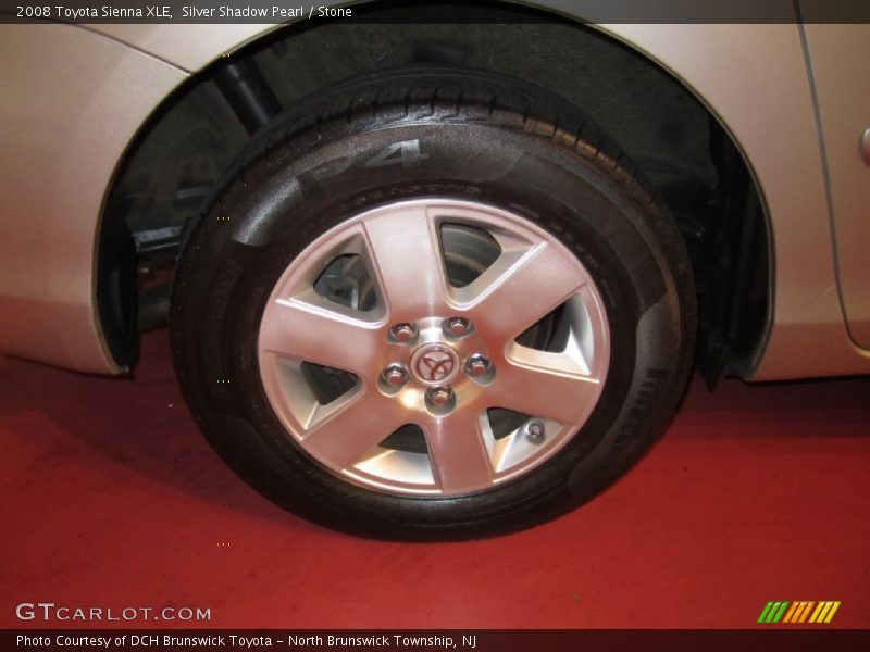 Silver Shadow Pearl / Stone 2008 Toyota Sienna XLE