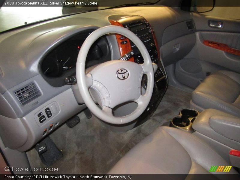 Silver Shadow Pearl / Stone 2008 Toyota Sienna XLE