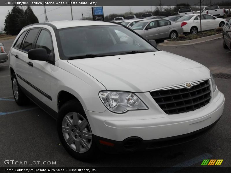 Stone White / Pastel Slate Gray 2007 Chrysler Pacifica