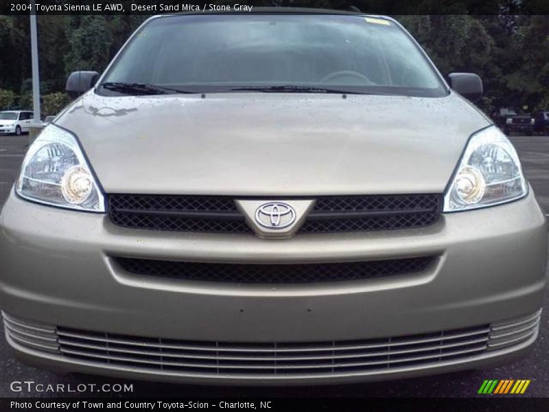 Desert Sand Mica / Stone Gray 2004 Toyota Sienna LE AWD