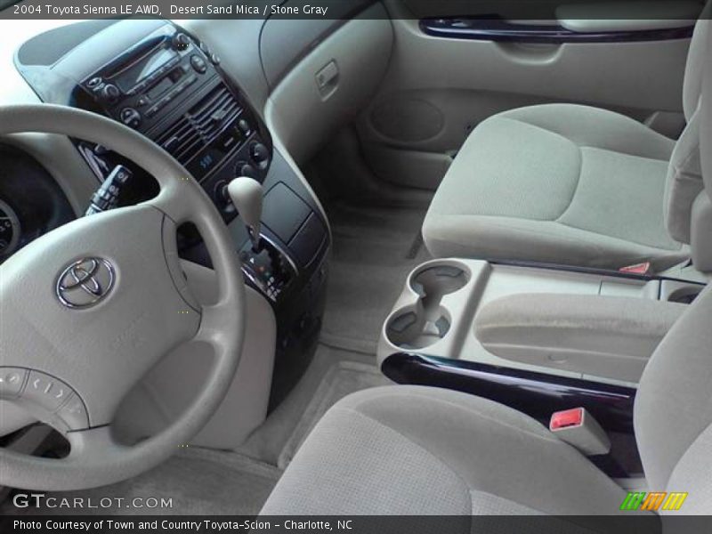 Desert Sand Mica / Stone Gray 2004 Toyota Sienna LE AWD