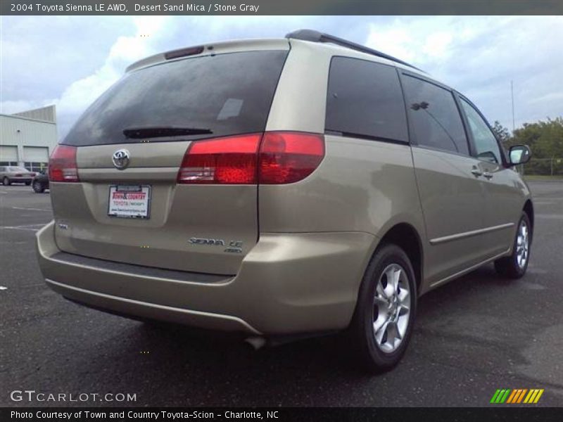 Desert Sand Mica / Stone Gray 2004 Toyota Sienna LE AWD