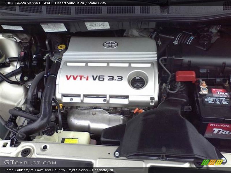  2004 Sienna LE AWD Engine - 3.3L DOHC 24V VVT-i V6