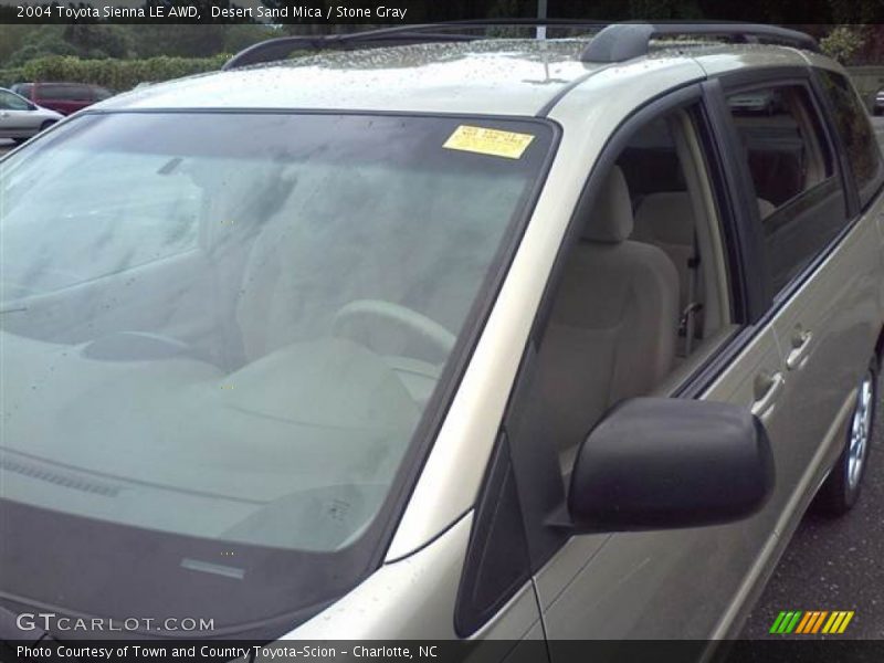 Desert Sand Mica / Stone Gray 2004 Toyota Sienna LE AWD