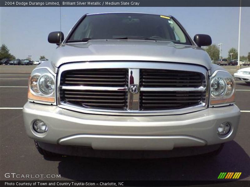 Brilliant Silver Metallic / Medium Slate Gray 2004 Dodge Durango Limited