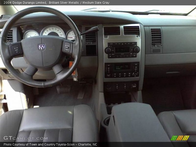 Brilliant Silver Metallic / Medium Slate Gray 2004 Dodge Durango Limited
