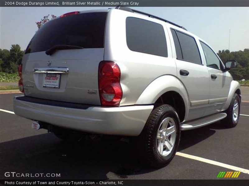 Brilliant Silver Metallic / Medium Slate Gray 2004 Dodge Durango Limited