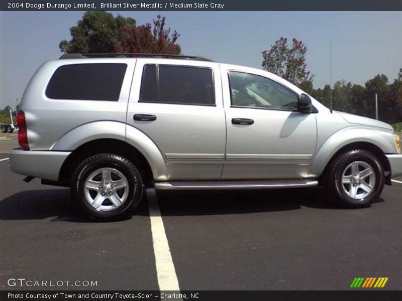 Brilliant Silver Metallic / Medium Slate Gray 2004 Dodge Durango Limited