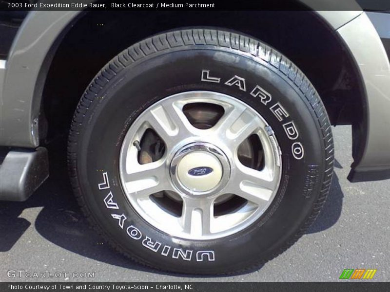 Black Clearcoat / Medium Parchment 2003 Ford Expedition Eddie Bauer