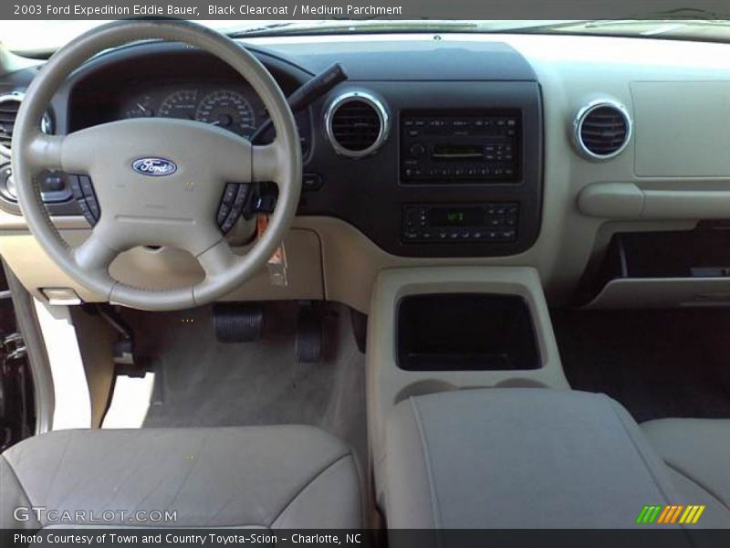 Black Clearcoat / Medium Parchment 2003 Ford Expedition Eddie Bauer