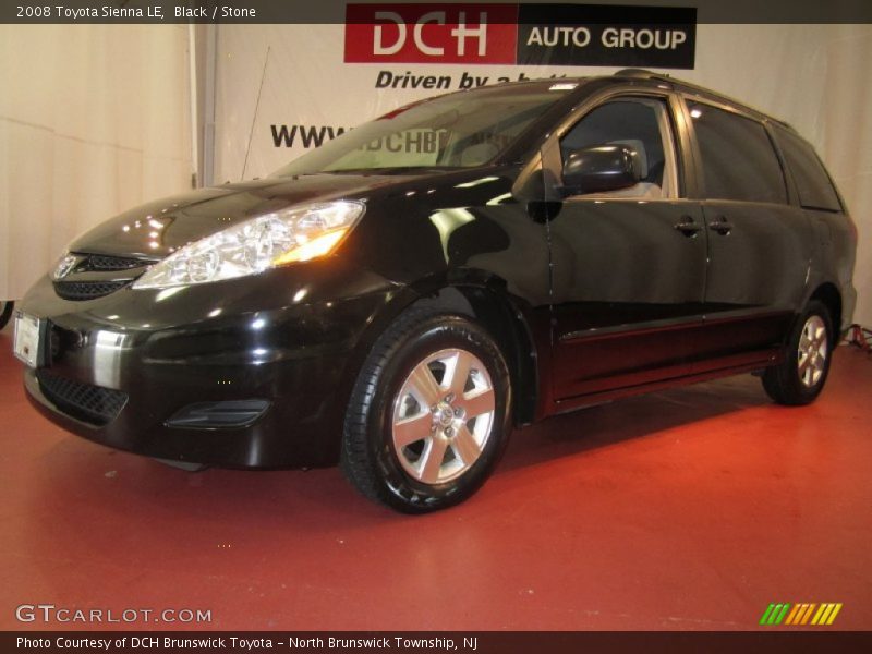Black / Stone 2008 Toyota Sienna LE