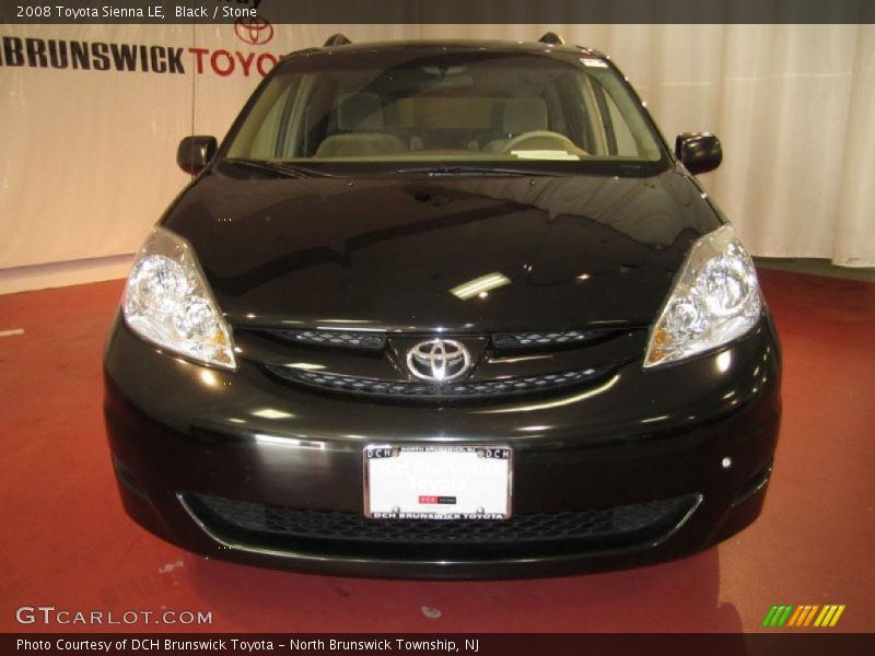 Black / Stone 2008 Toyota Sienna LE