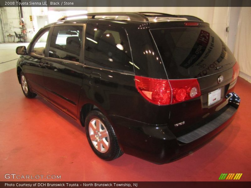 Black / Stone 2008 Toyota Sienna LE