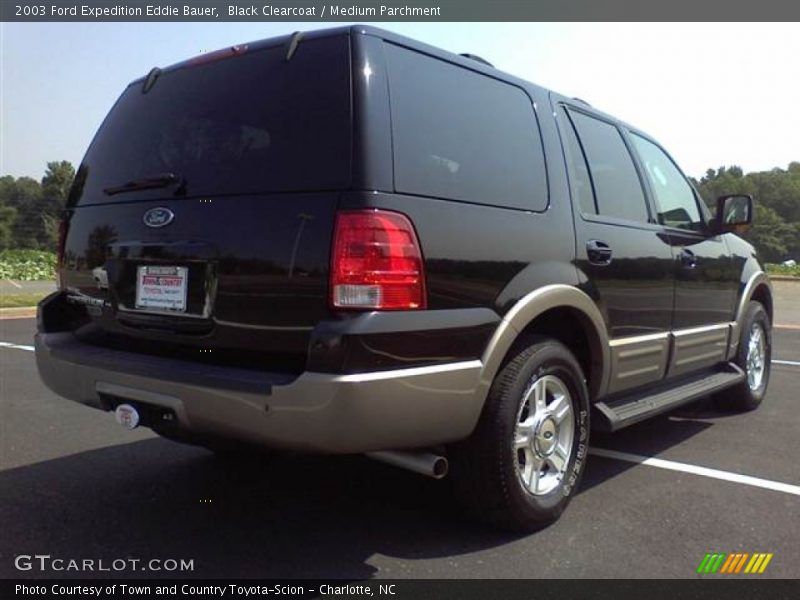 Black Clearcoat / Medium Parchment 2003 Ford Expedition Eddie Bauer