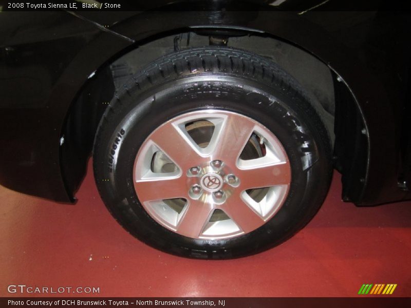 Black / Stone 2008 Toyota Sienna LE