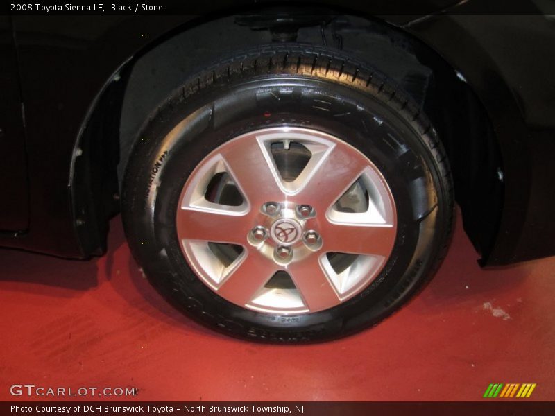 Black / Stone 2008 Toyota Sienna LE