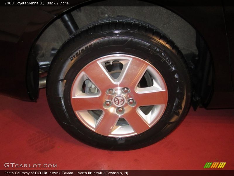 Black / Stone 2008 Toyota Sienna LE