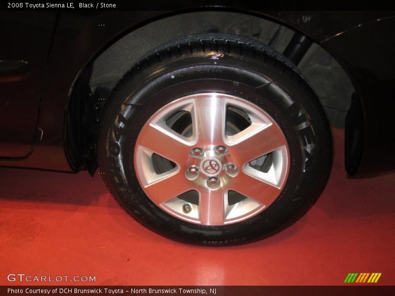 Black / Stone 2008 Toyota Sienna LE