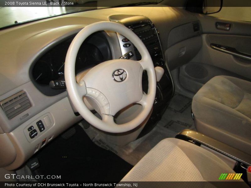 Black / Stone 2008 Toyota Sienna LE