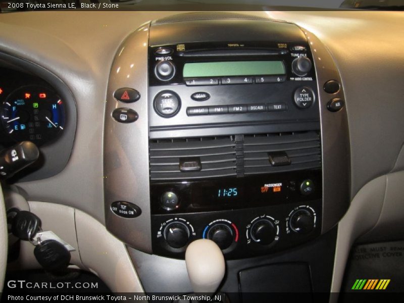 Black / Stone 2008 Toyota Sienna LE