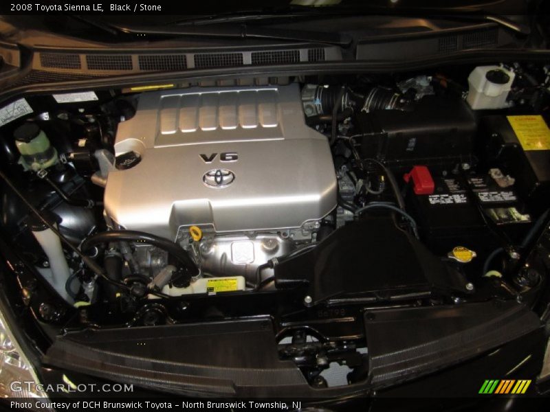 Black / Stone 2008 Toyota Sienna LE